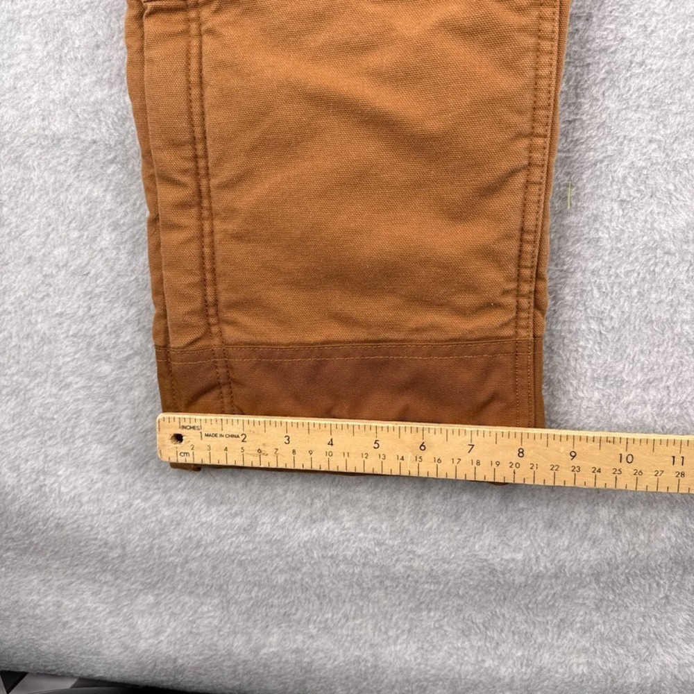 Carhartt Coverall Womens Small Short Loose-Fit Washed Duck Insulated Biberall - Picture 6 of 16